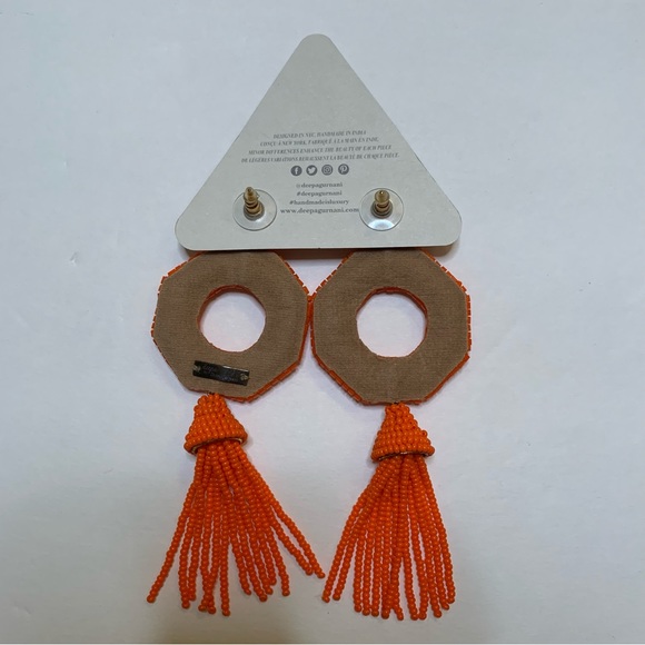 Deepa Gurnani Isha Beaded Earrings - Picture 4 of 5